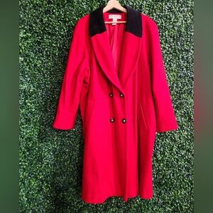 Kathryn Deene New York Women's Wool Maxi Coats Size 18/20